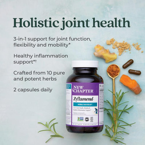 New Chapter Zyflamend Herbal Pain Relief+ & Joint Supplement