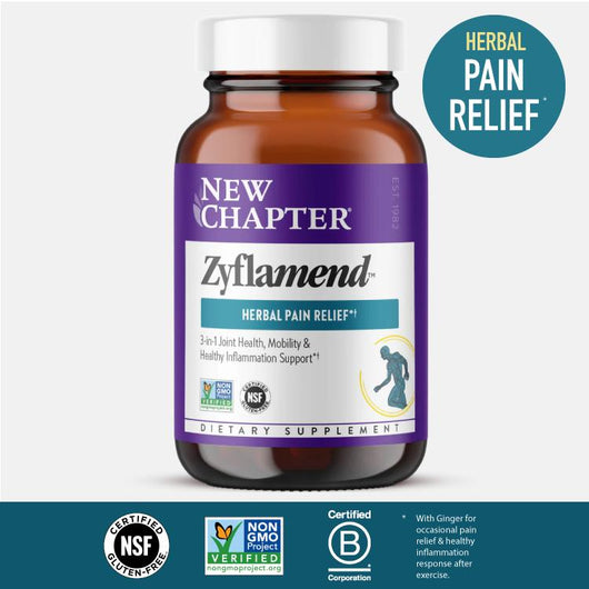 New Chapter Zyflamend Herbal Pain Relief+ & Joint Supplement