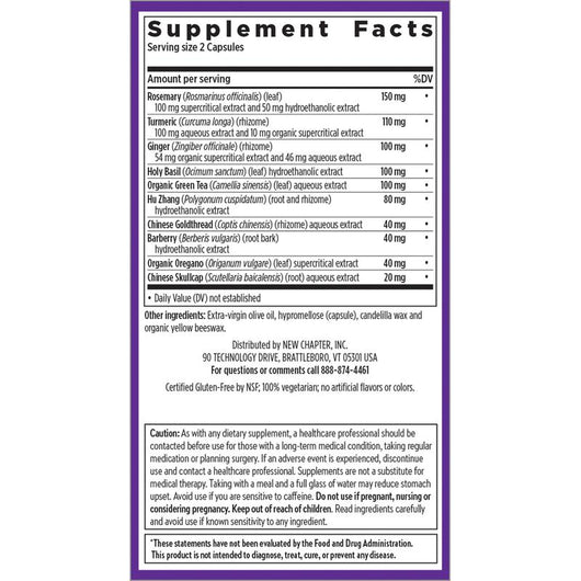 New Chapter Zyflamend Herbal Pain Relief+ & Joint Supplement