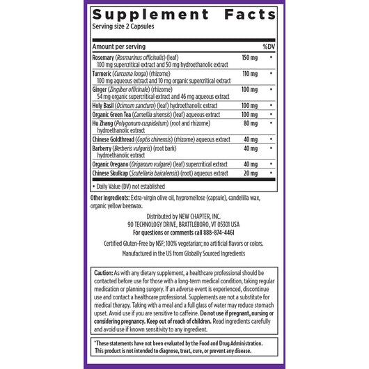 Supplement Facts panel