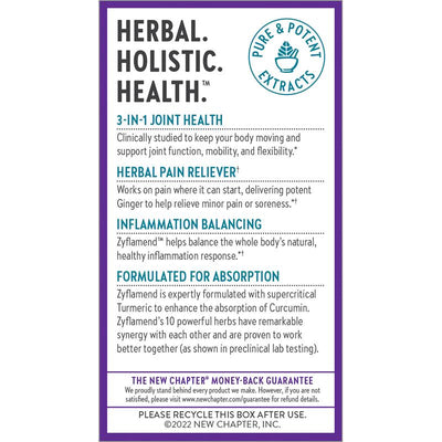 New Chapter Zyflamend Herbal Pain Relief+ & Joint Supplement