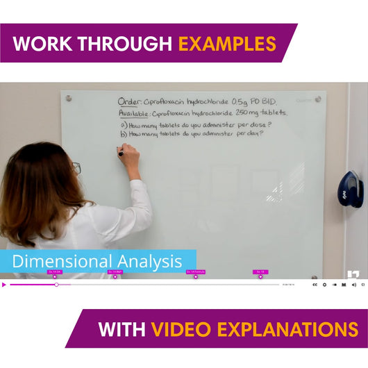 Dosage Calculation Workbook & Digital Companion Course Bundle