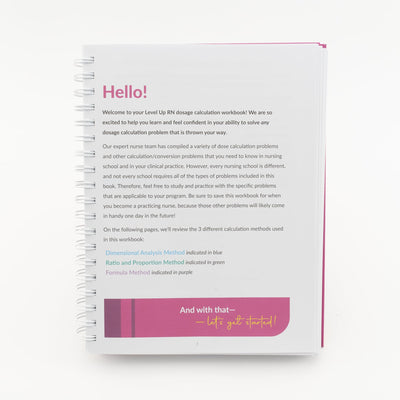 Inside Pages - Dosage Calculation Workbook